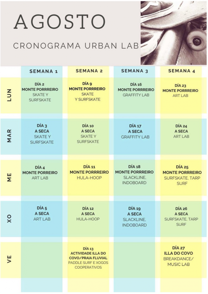 Cronograma Urban Lab