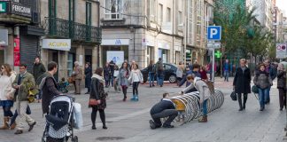 Mobilidade peonil Pontevedra