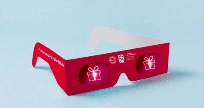 Gafas de realidade luminica aumentada